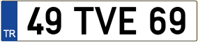 Truck License Plate